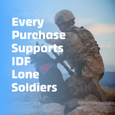 Every Purchase supports IDF Lone Soldiers