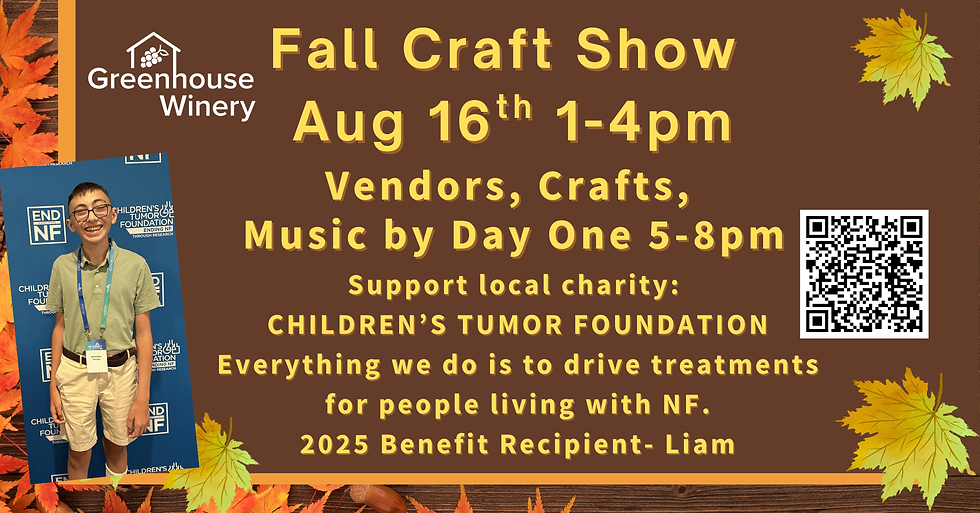 Fall Craft Show August 16th