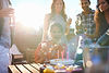 Outdoor birthday celebration
