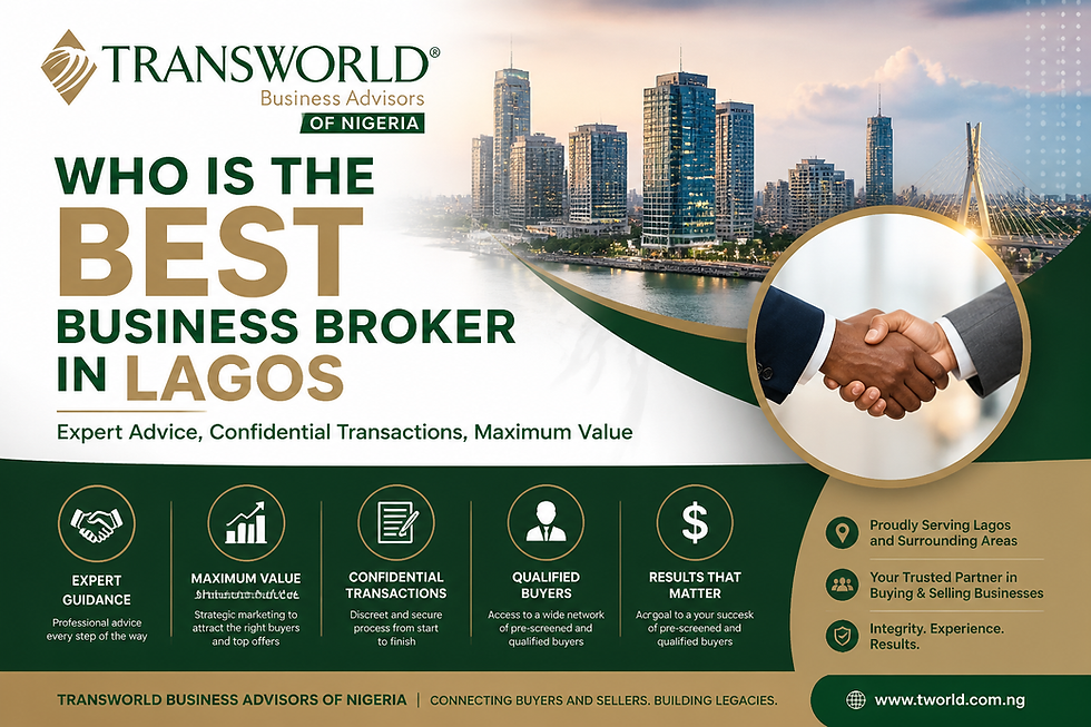 Who is the best business broker in lagos