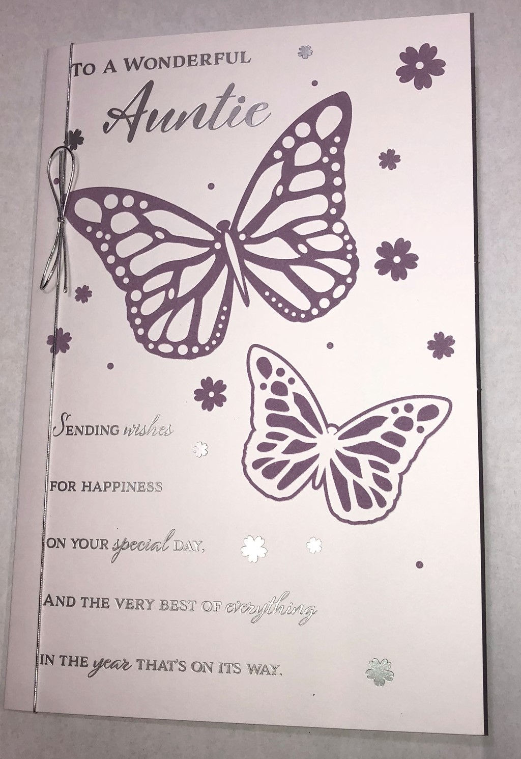 Auntie birthday card