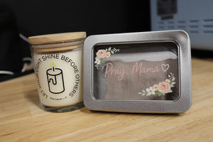Customized Candle and Prayer Box