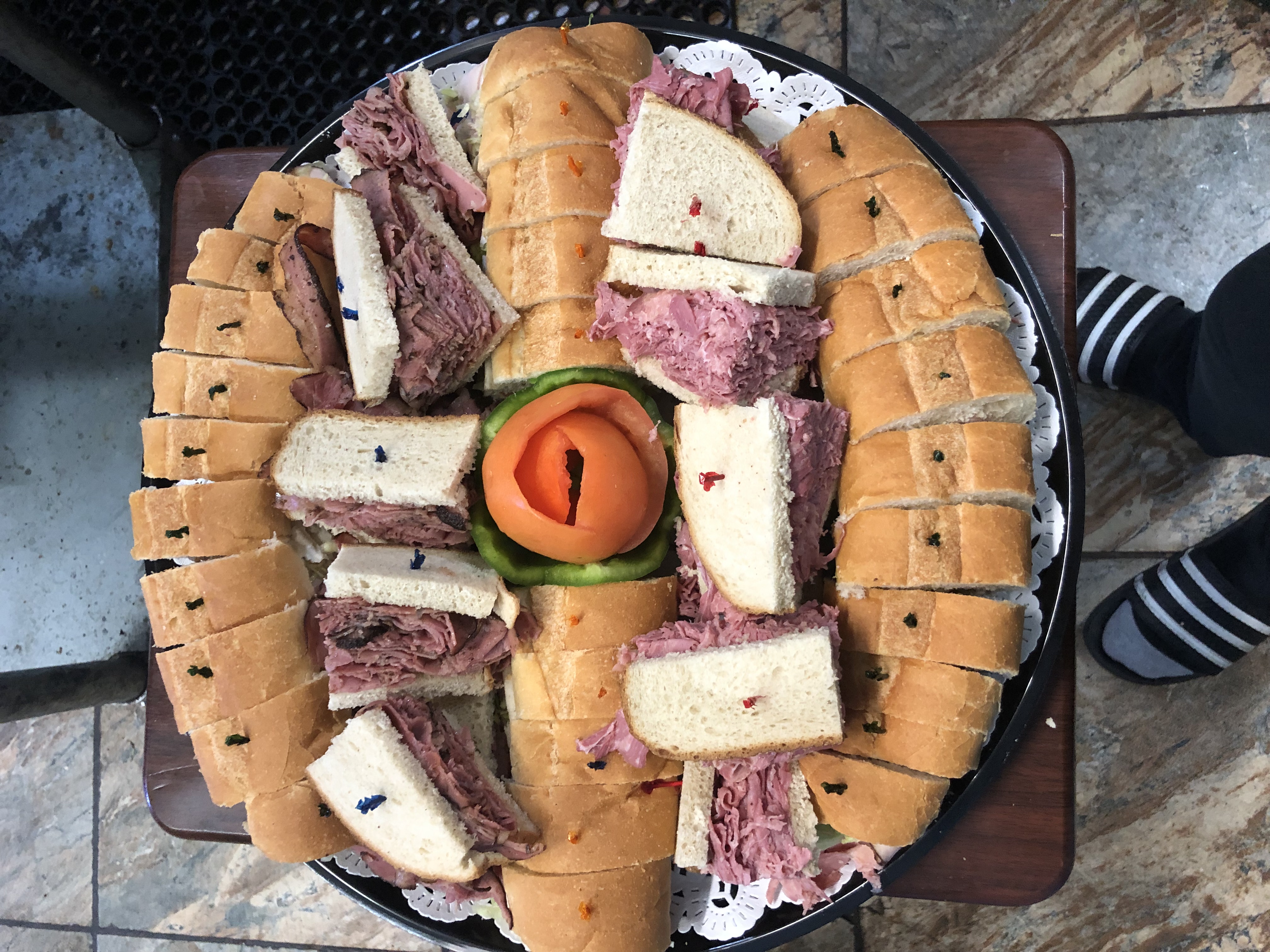 Arranged Food and Objects