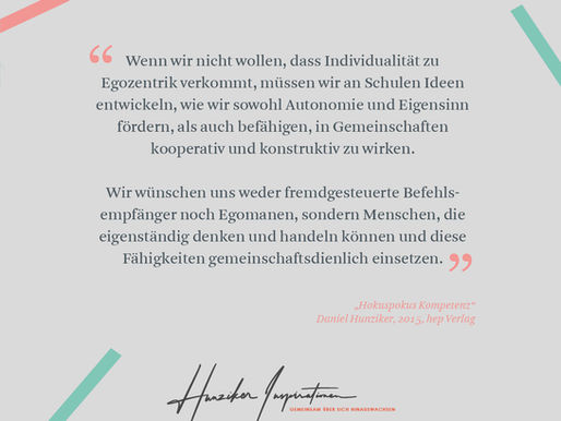 Mehr Gemeinschaft oder mehr Eigensinn? – Was Schule heute leisten soll