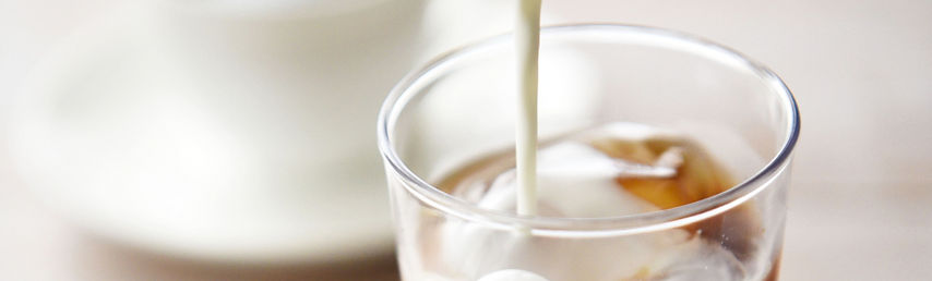 牛乳で引き立つ珈琲