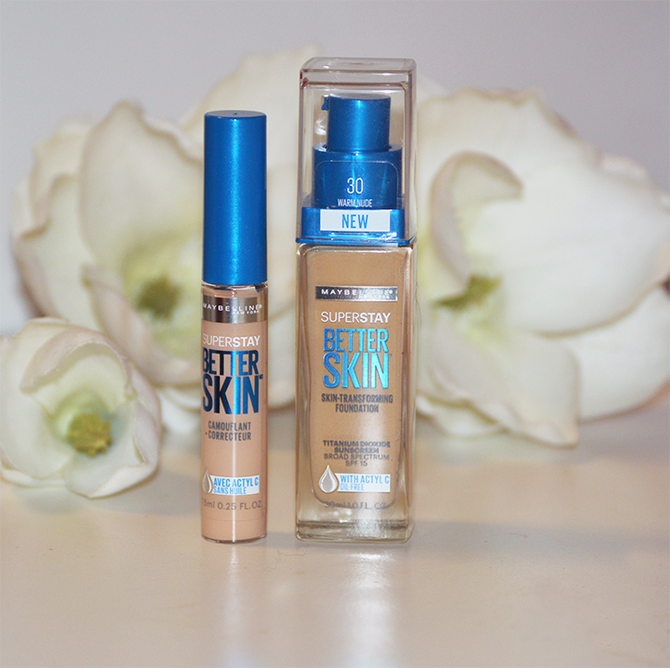 Maybelline's Superstay Better Skin Foundation & Concealer Review