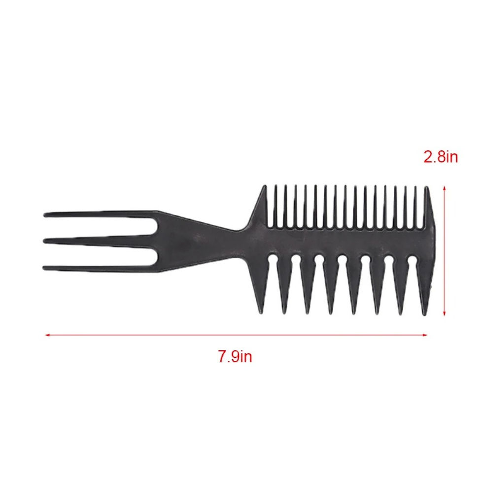 Thumbnail: Professional Double Double Side Tooth Combs Barber Hair Dyeing Cutting Coloring 