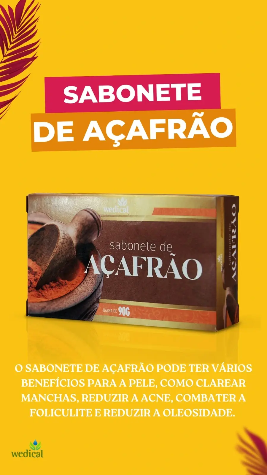Sabonete de Açafrão Super Hidratação