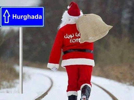 Hurghada błyszczy przed Świętami. Święty Mikołaj zmierza tu zadowolony (video)