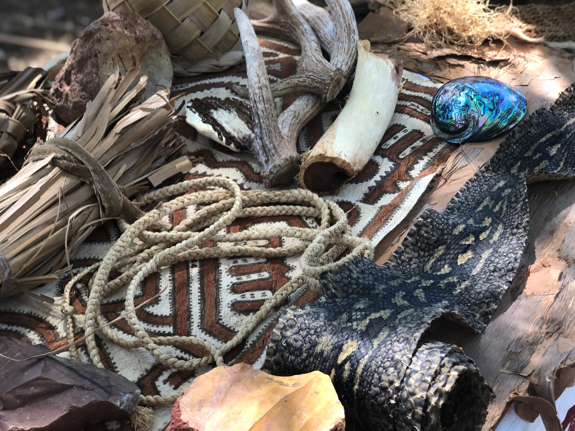 Display of traditional items