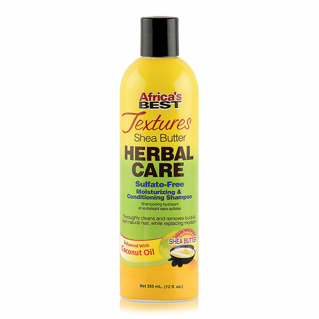 AFRICA'S BEST TEXTURES HERBAL CARE CONDITIONING SHAMPOO 12 0Z