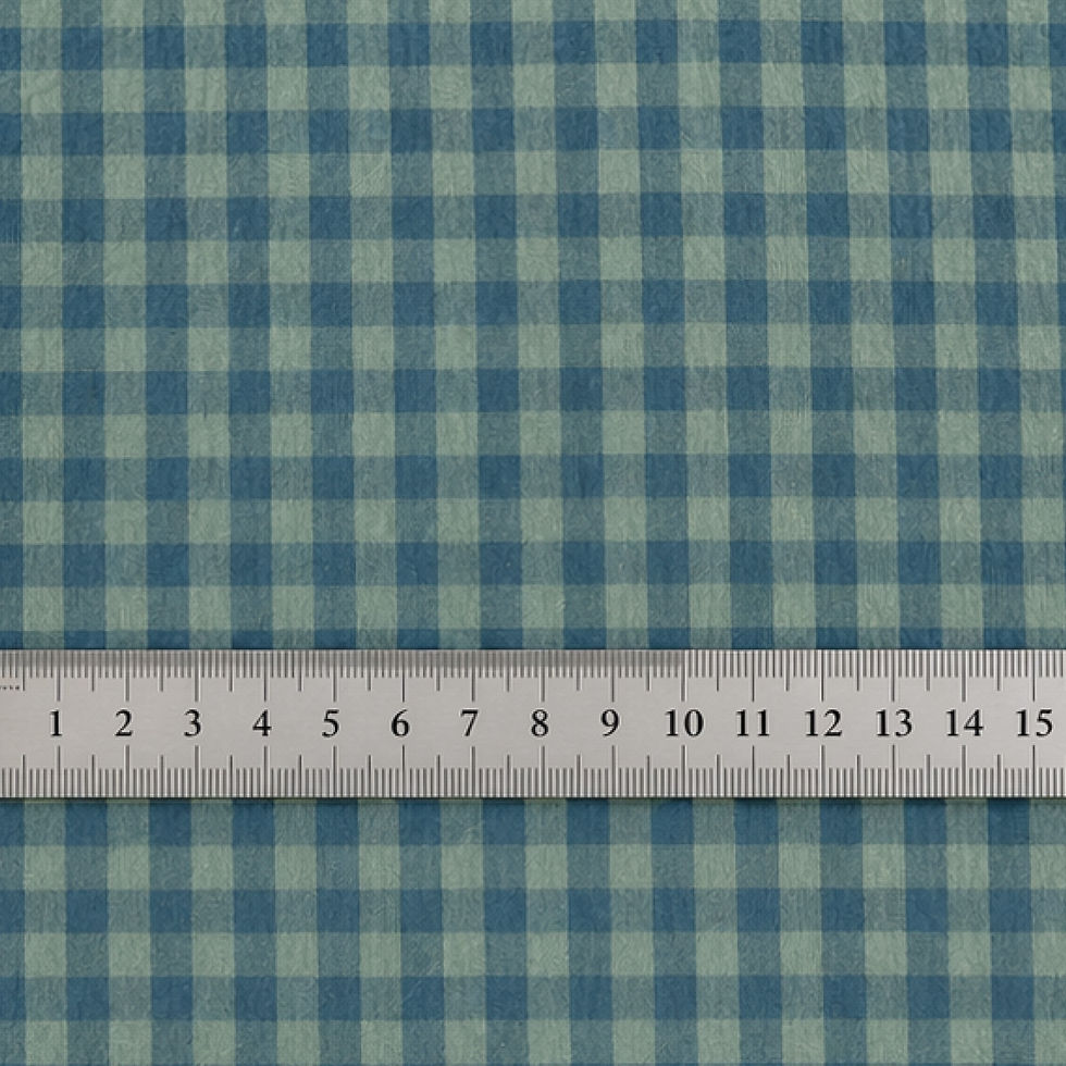 Thumbnail: Seersucker Gingham Forest Green