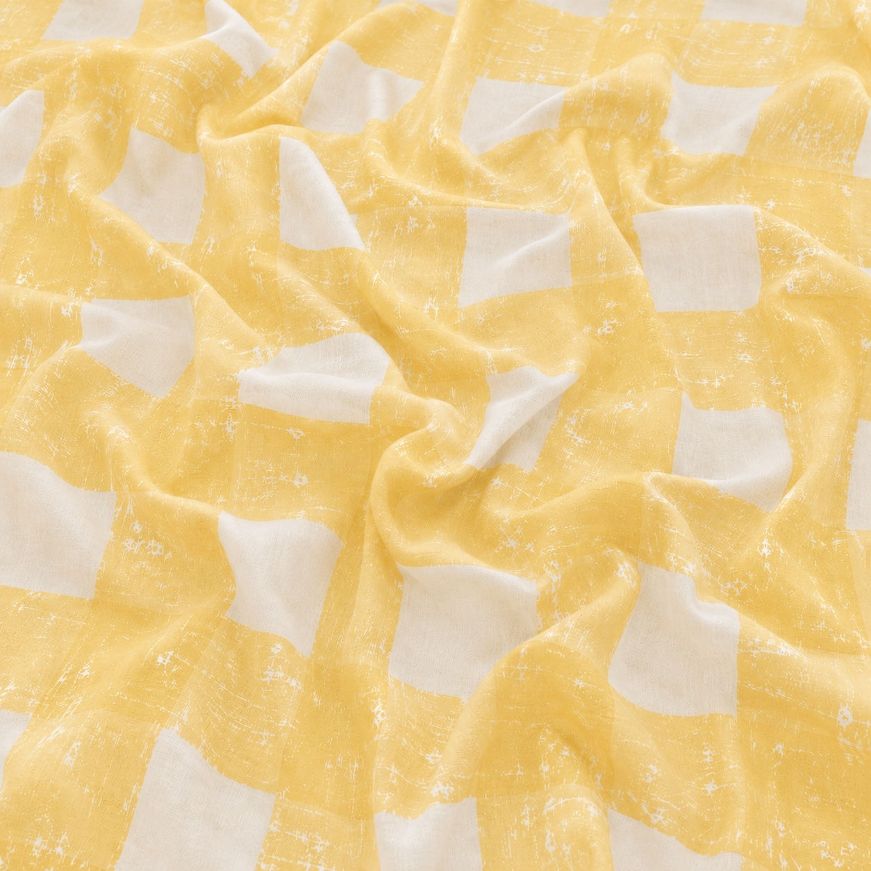 Grunge Gingham Lemon Drop