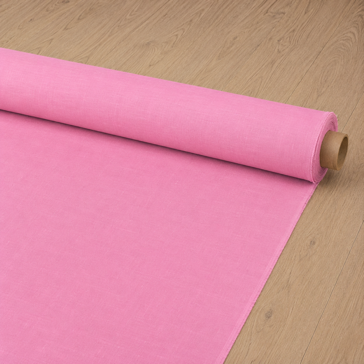 Linen Cotton Deadstock Pop Pink