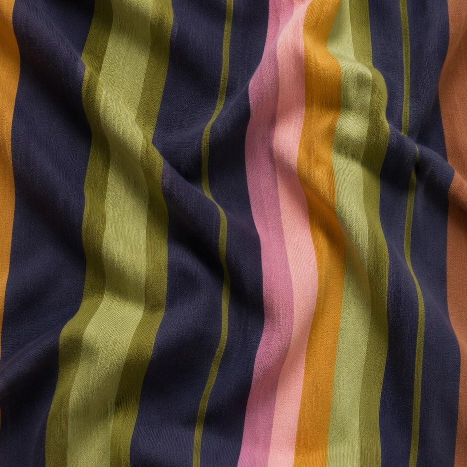 Ticking Stripe Midnight