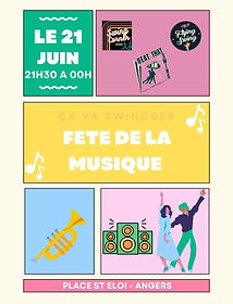 Affiche fête musique