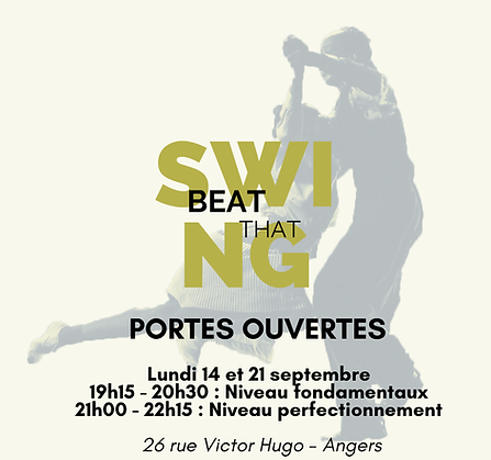 Portes ouvertes pour découvrir le Lindy hop