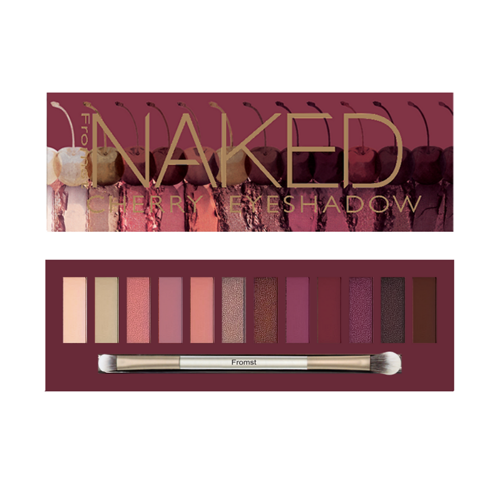Miniatura: Paleta de sombras de 12 cores, longa duração, fácil maquiagem, paleta de sombras
