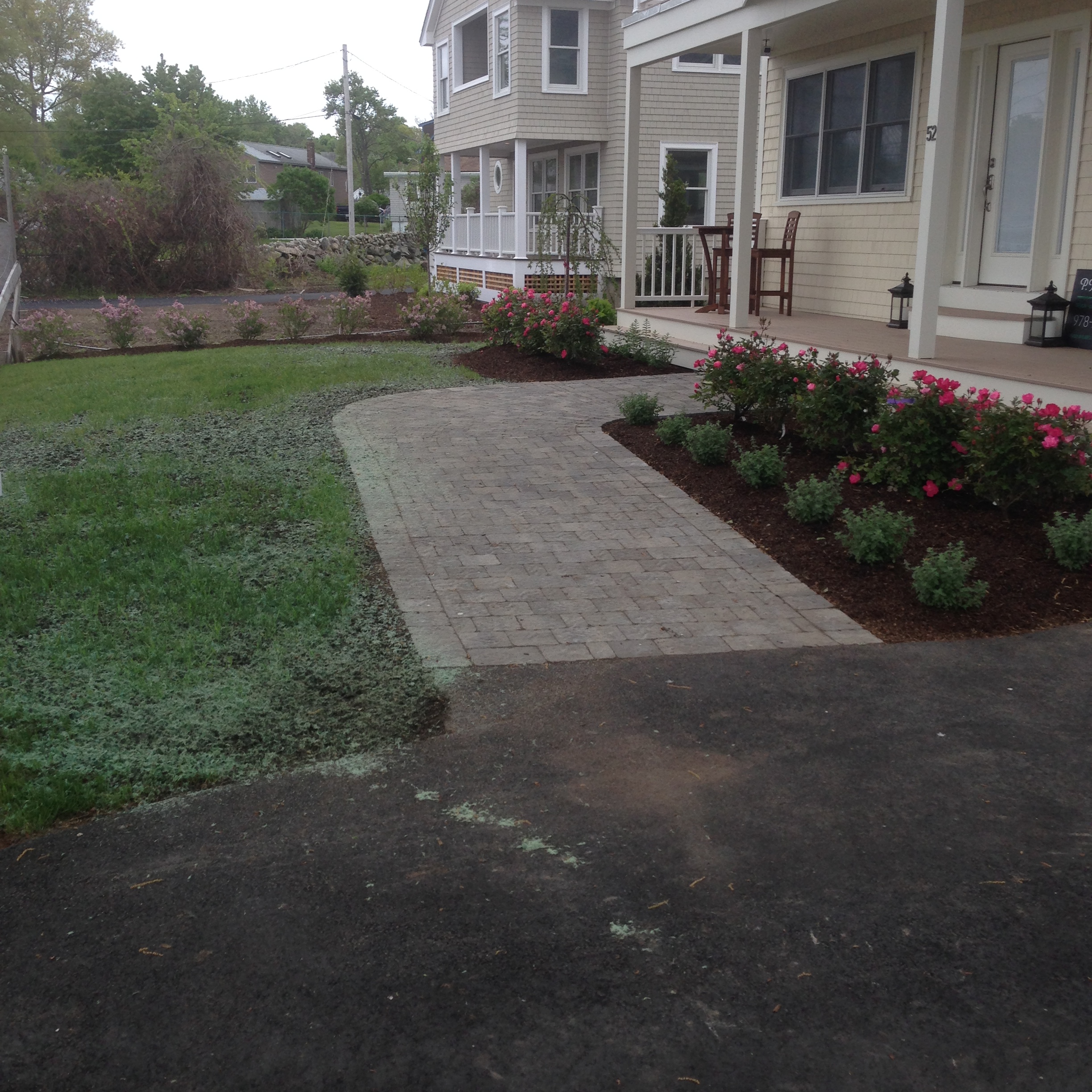 Paver Radius Walkway