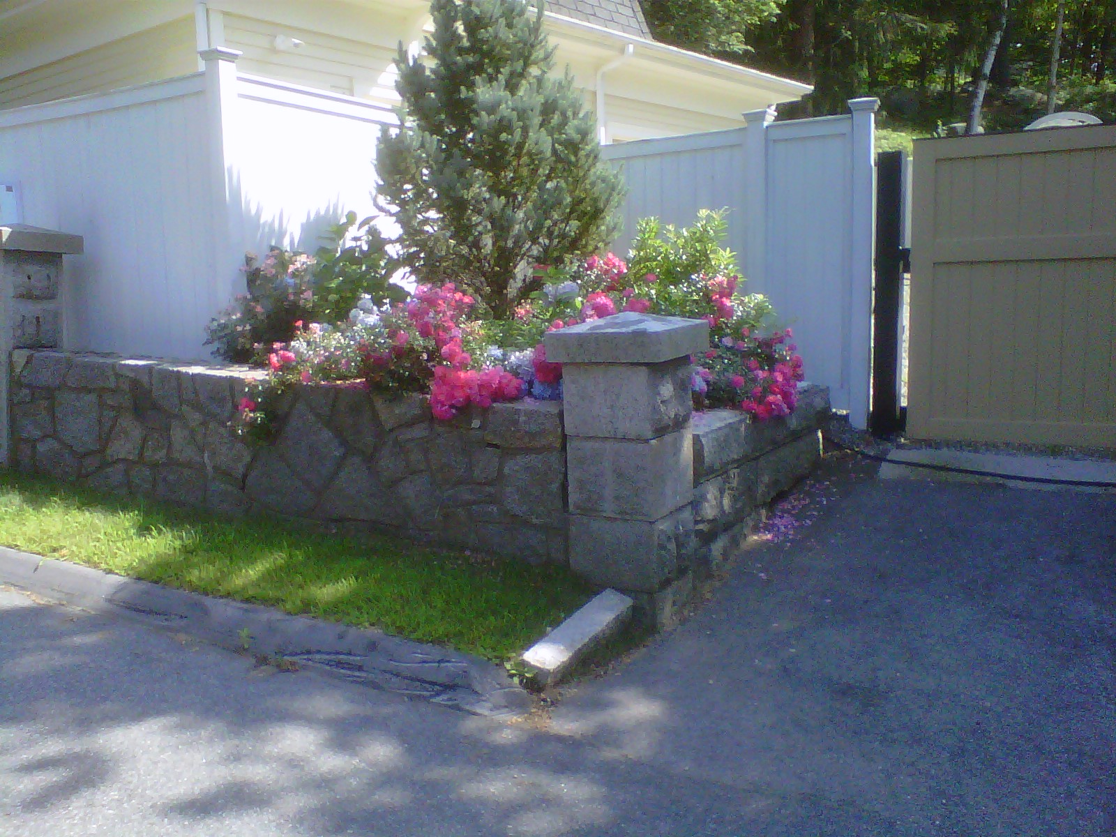 Recycled Granite Wall
