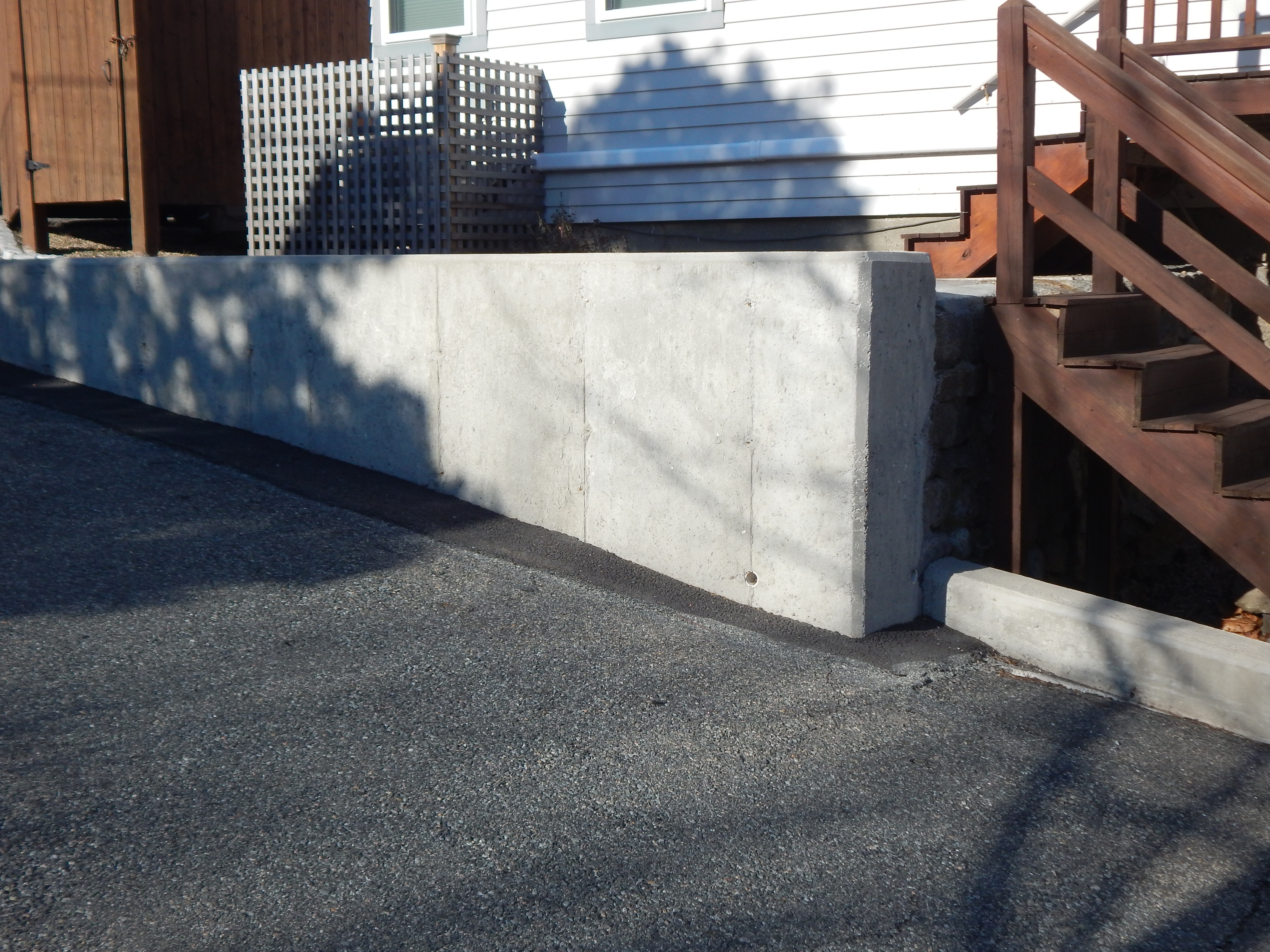 Poured Concrete Wall