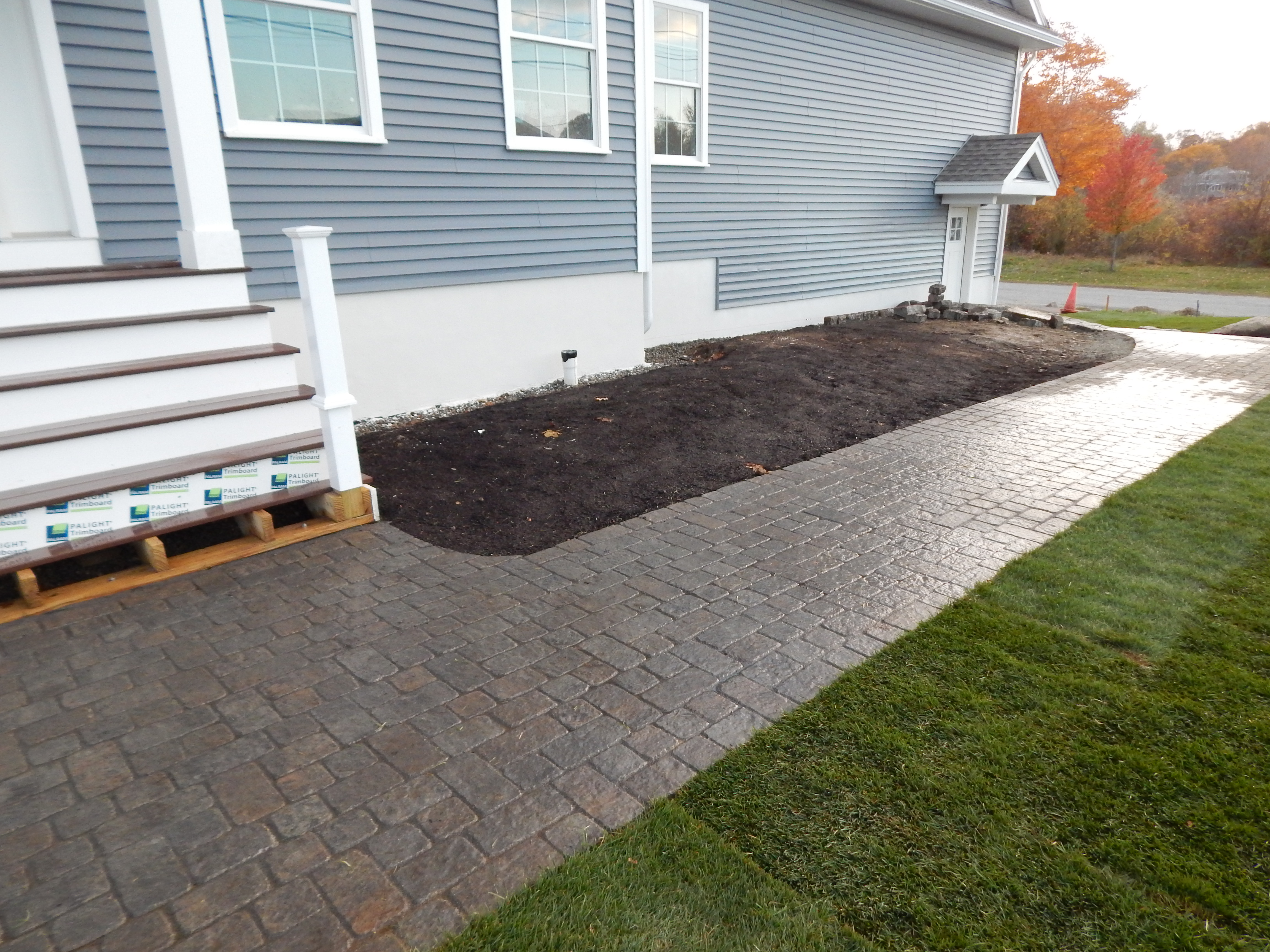 Paver walkway