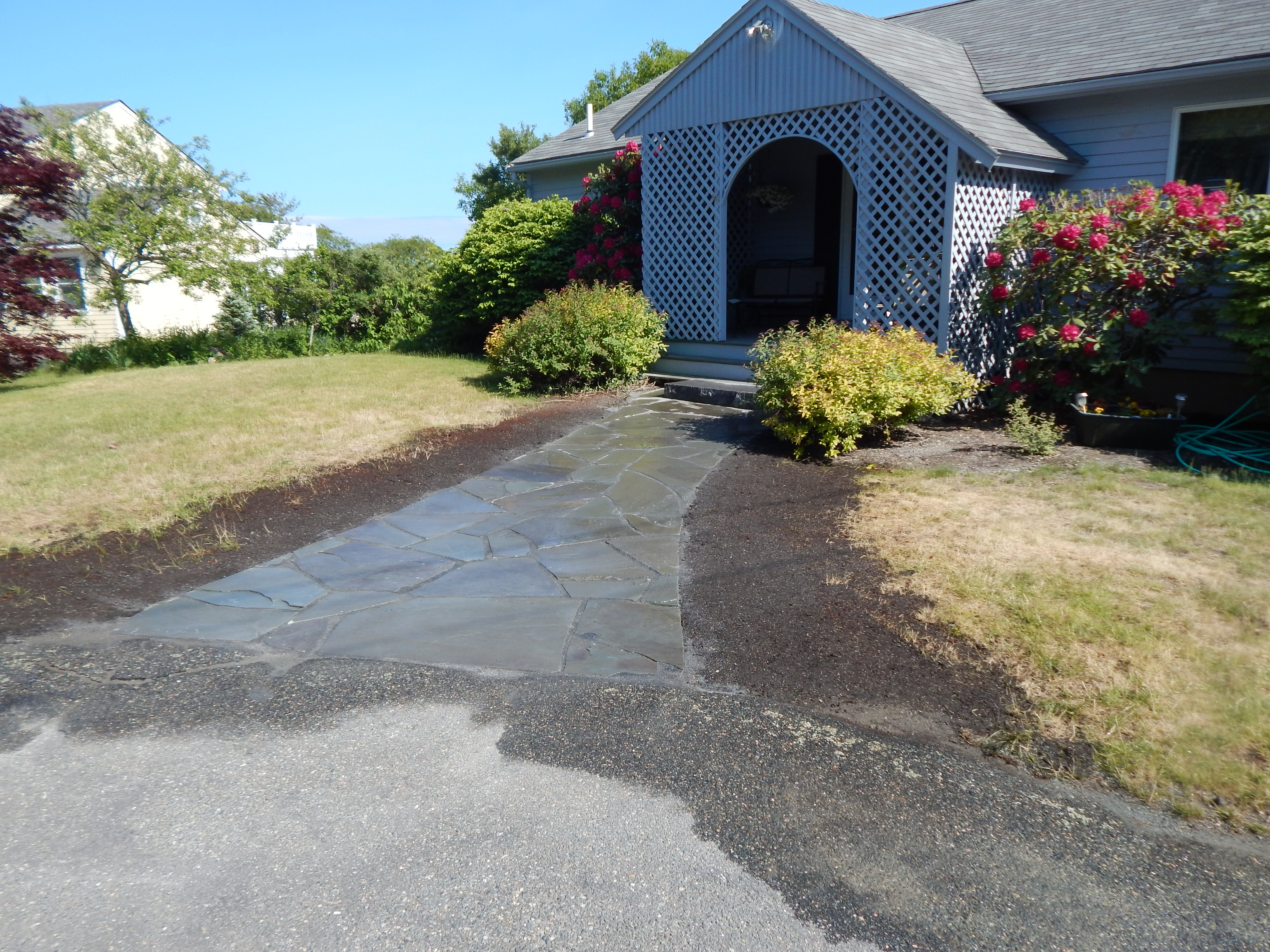 Flagstone Walkway