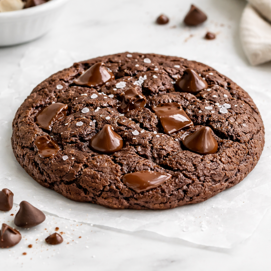 Double Chocolate Sea Salt Cookie