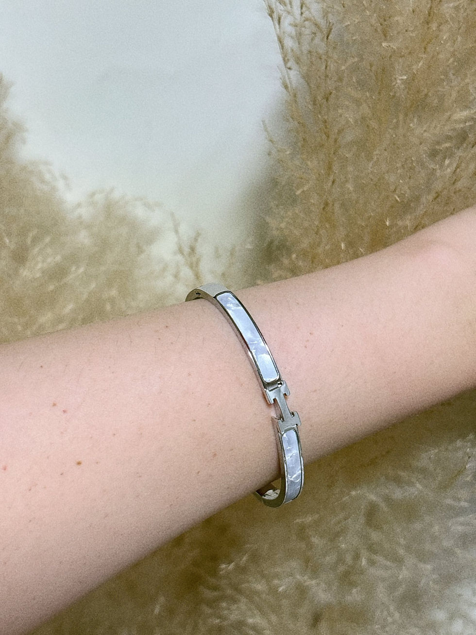 Thumbnail: H - Mother of Pearl Bangle