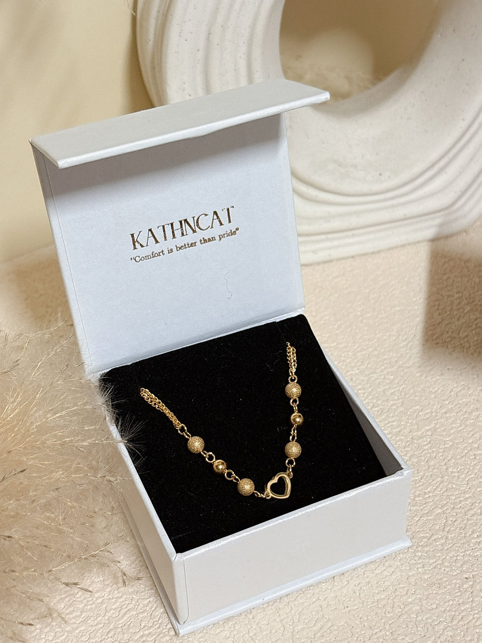 Mini Heart with Ball Bracelet