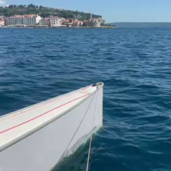 🇬🇧 6–8 knots of wind, 7+ knots of boat speed, and a sundowner in Piran 😎⛵🍹