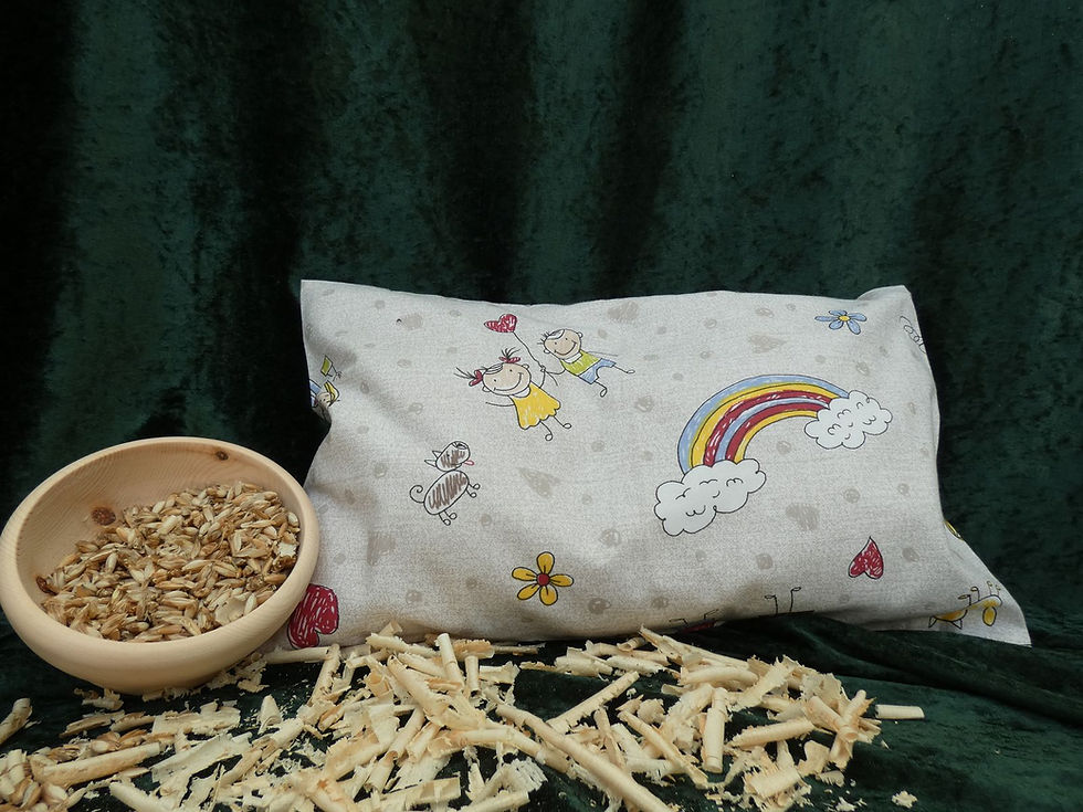 Miniaturbild: Das originale Zirbenkissen (mit Zirbenspänen und Dinkelspelzen)