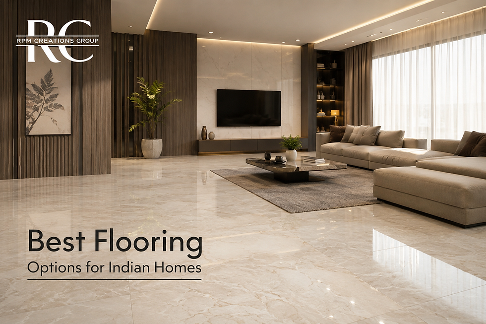 Best Flooring Options for Indian Homes by RPM Creations Group