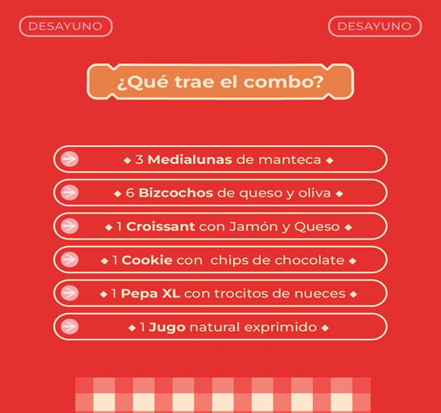 Miniatura: COMBO DESAYUNO. PARA ANIVERSARIOS/CUMPLEAÑOS