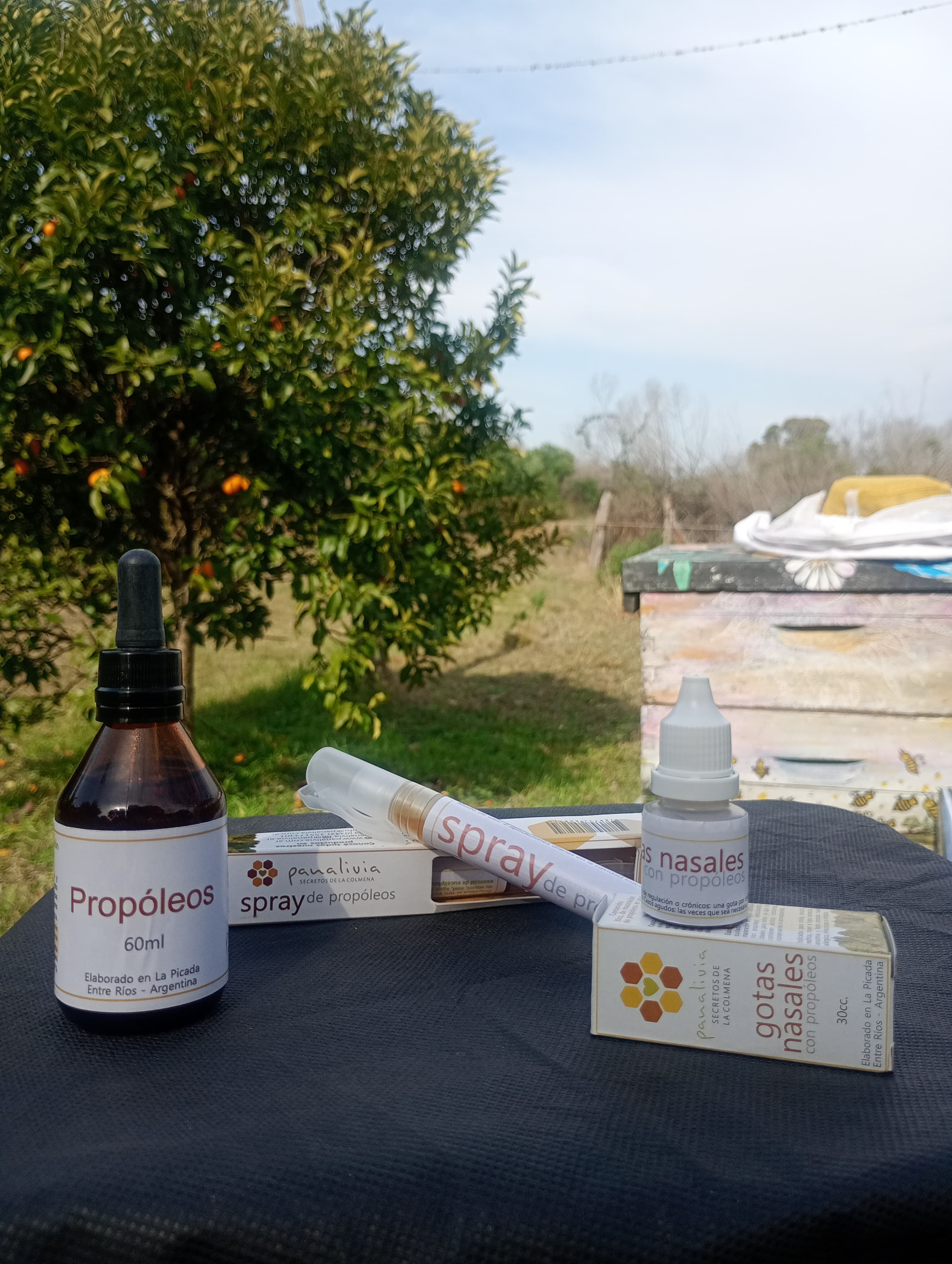 COMBO 1: Extracto, gotas nasales y dos sprays de propoleos