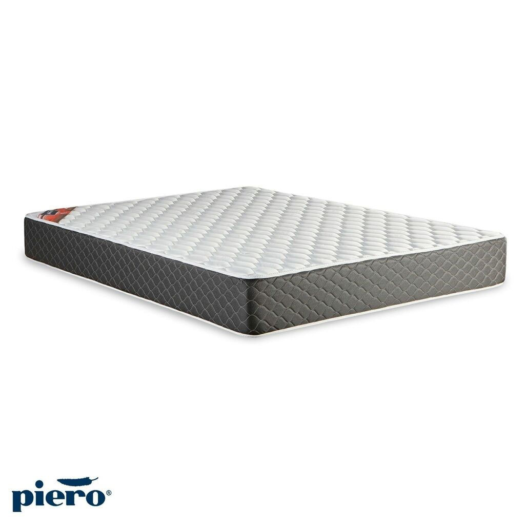 Colchón Piero Foam 190x140 2 Plazas 1/2 Espuma Alta Densidad Tela Jackard