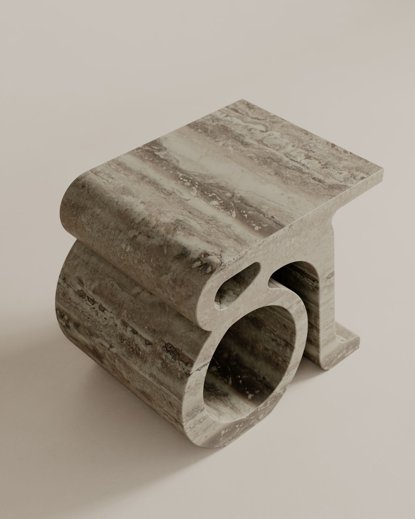 Travertino Silver