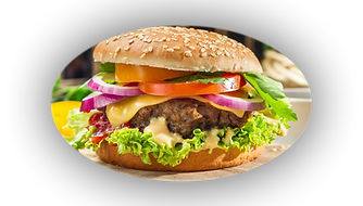 Burgers hamburgers pains graines de sésame garnis de salade pizza burger Evreux 27 Pont l'évêque 14 pb, pizza, burger, restauration rapide, rapide, basse normandie, haute normandie, normandie