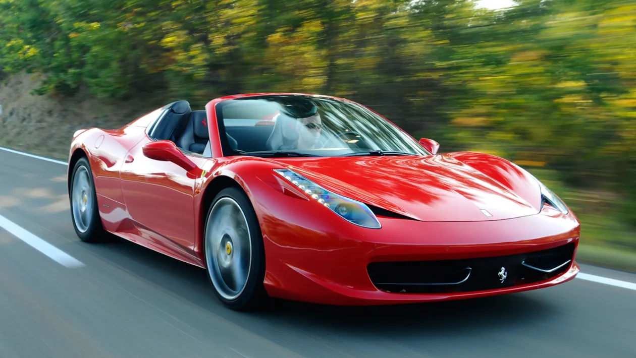 Ferrari 458 Spider hire
