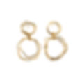 Boucles d'oreilles dorées Laure Mory Bijoux