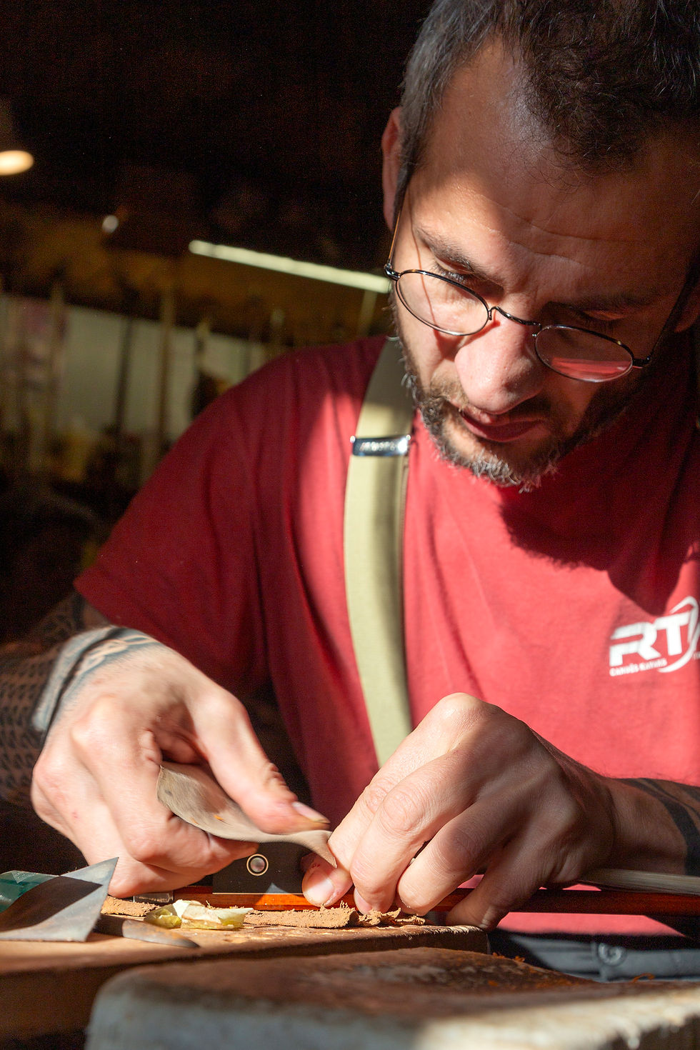 Artisan archetier Tom Tillie