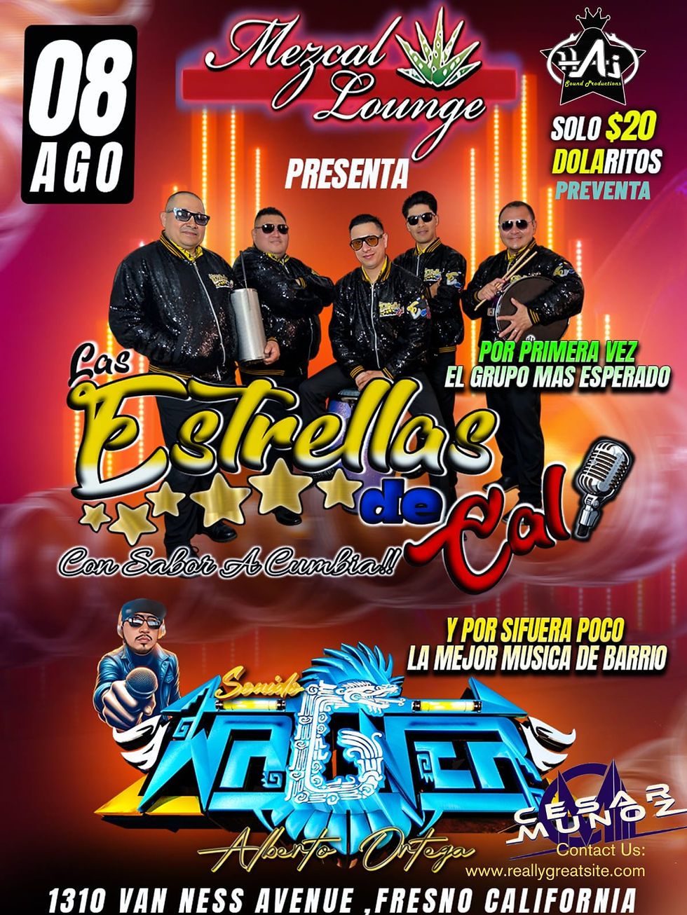 Las Estrellas del Cal "Con Sabor a cumbia"
