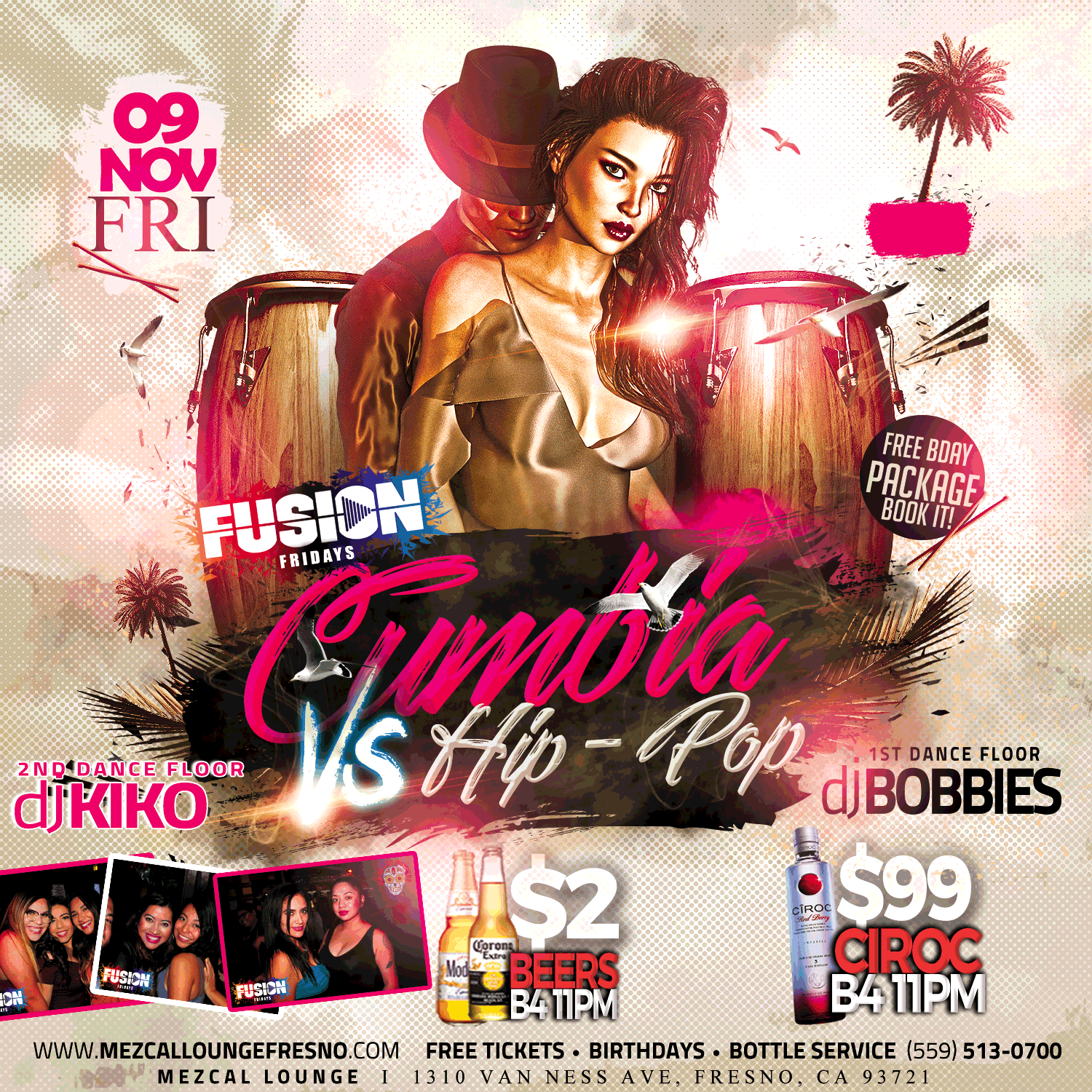 CUMBIA VS. HIP-POP FUSION FRIDAYS