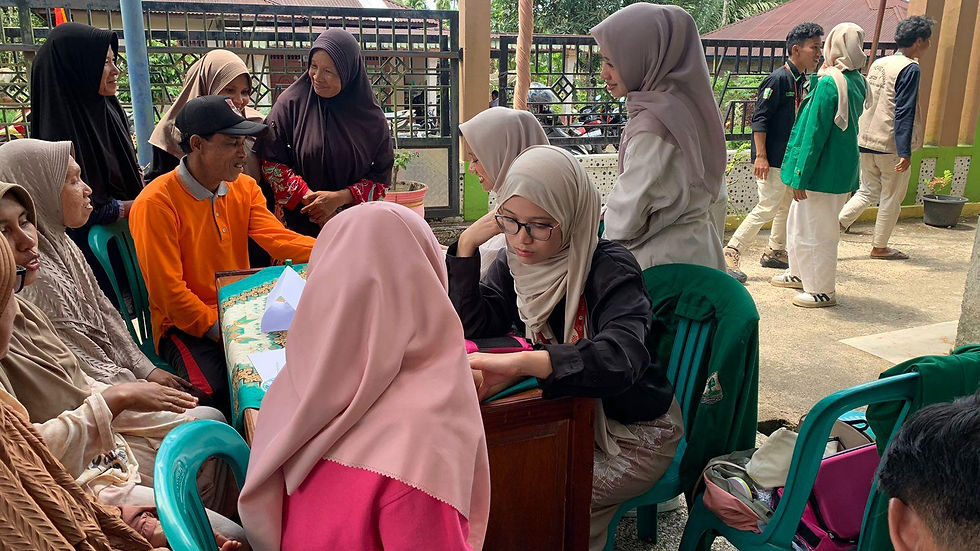 Kumpulan Foto Kegiatan Medical Check-up (MCU), Salah Satu Program Unggulan Kuliah Kerja Nyata (KKN) Universitas Andalas (Unand) III Koto Aur Malintang Timur tahun 2025 , Senin, (6/2/2025). Foto : Arsip Mahasiswa Kuliah Kerja Nyata (KKN) Universitas Andalas (Unand) III Koto Aur Malintang Timur tahun 2025