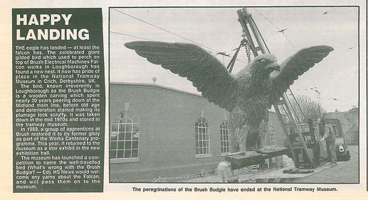 1989 - Brush Falcon "budgie" being refurbished at Crich Tram museum