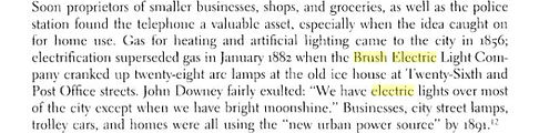 1882 Brush lighting comes to Galveston, Texas.