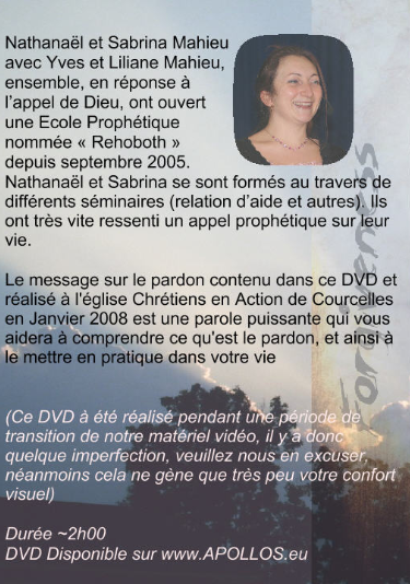 Miniature : Le pardon, DVD d'édification