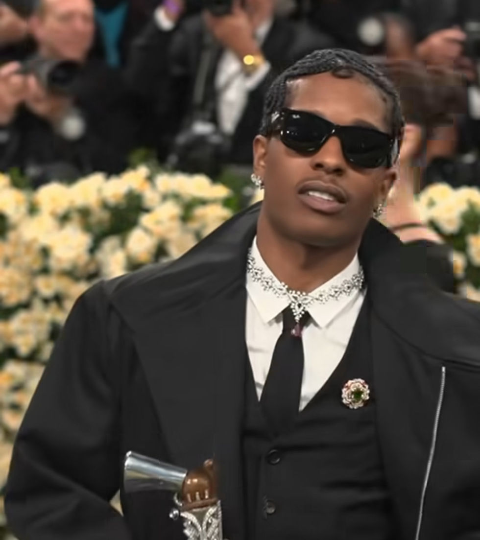 A$AP ROCKY 2025 Met Gala