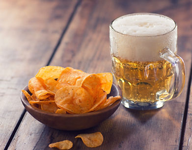 Beer and chips