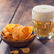 Cerveja e batata chips 